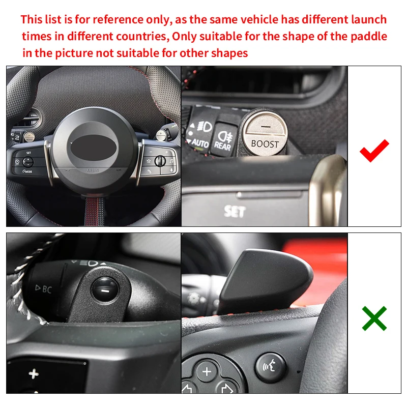 For Mini Cooper S Carbon Fiber Steering Wheel DSG Paddle Shifter Countryman U25 F65 F66 2024 2025 Paddle Shift Sticker Interior
