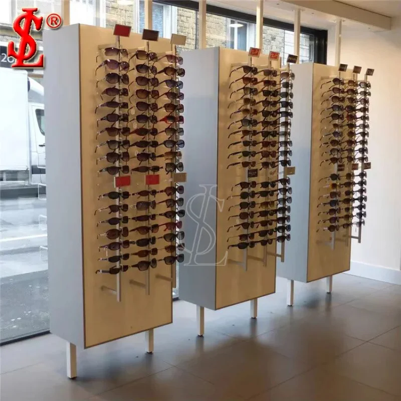 custom.Fashion Boutique Display Window Furniture Wood Glasses Shoes&Bag Shop Decoration Display Shop Interior Design