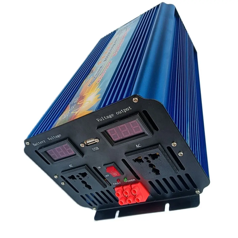 Pure Sine Wave Inverter 6000W DC to AC power inverter DC 48V to AC 240V 50HZ Peak power 12000W