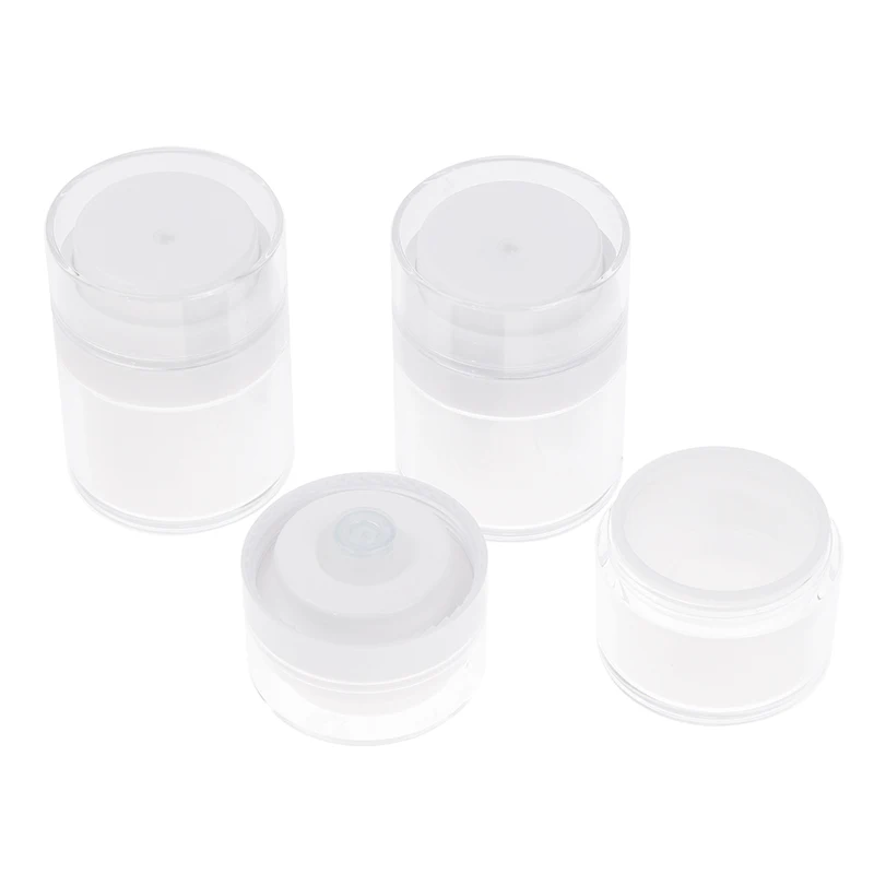 15g-100g Airless Lege Pomp Pot Hervulbare Crèmes Gels Lotions Dispenser Reizen Lekvrij Cosmetische Container Vacuüm fles