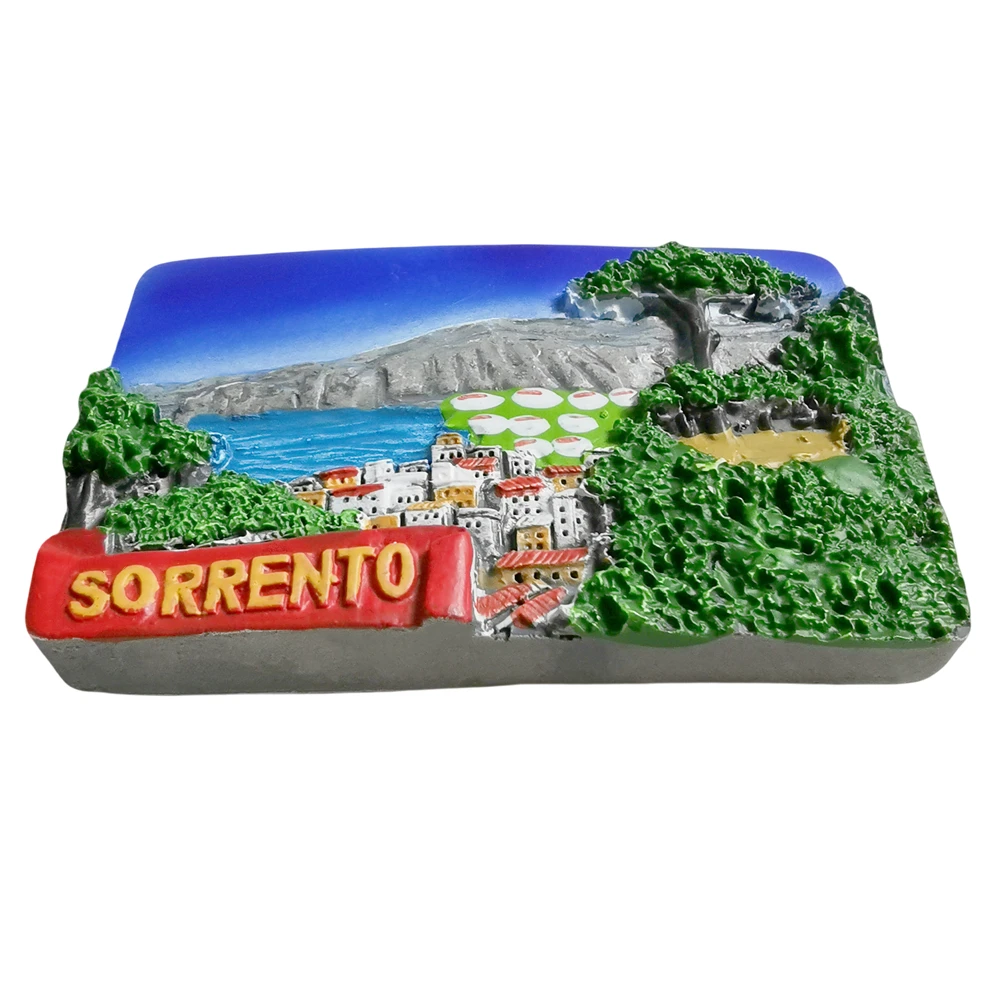 ثلاثية الأبعاد سورينتو إيطاليا مغناطيس الثلاجة هدية تذكارية الراتنج الثلاجة المغناطيسي ملصق جمع ديكور المنزل