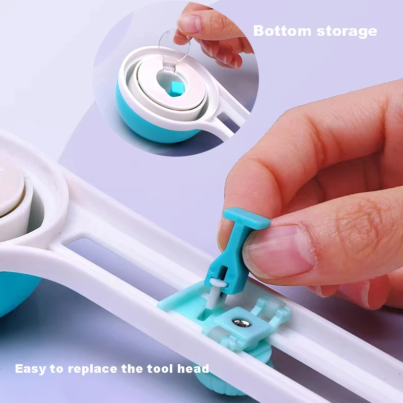 1 قطعة 360 °   قاطعة الورق، قاطعة الورق الدائرية التي يمكنك صنعها بنفسك، قطر القطع 3.94-12.6 بوصة، 3 رؤوس قطع قابلة للاستبدال