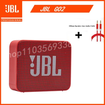 JBL GO 2 Bluetooth Speaker Wireless Subwoofer Soundbar Waterproof Portable Speakers Bluetooth Sound Box GO2 with Aux Audio Cable