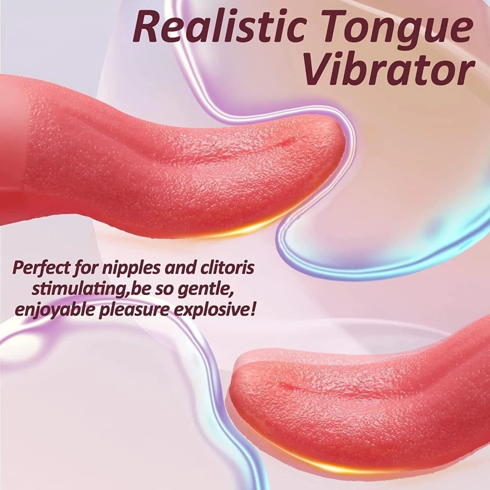 Nipple Vagina Tongue Licking Vibrator Massager Masturbation Tools Men Women Sex Toys Penetration Vagina Vibrator Adult Supplies