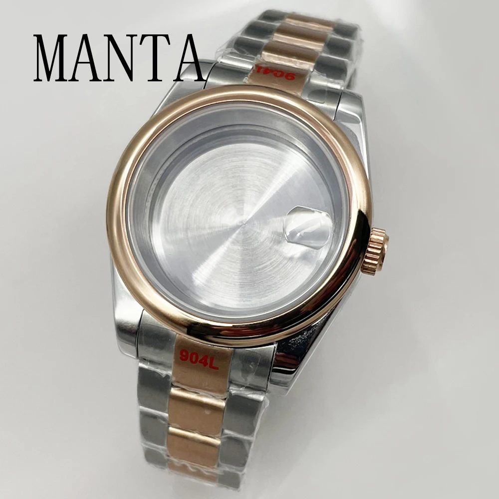 MANTA 36 мм/39 мм корпус для часов из сапфирового стекла подходит для Miyota8205/8215/821A ETA2836/2824 Mingzhu2813/3804 NH35Movement