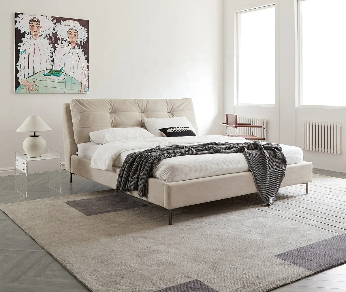 

#Modern style bed New Arrivals luxury Style High quality sofa furniture popular