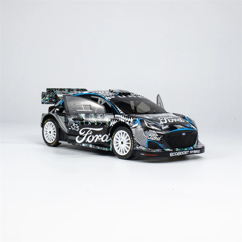 Solido 1:18 Ford PUMA RALLY1 HYBRID BLACK Collection die cast alloy car model decoration gift