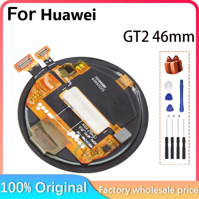 For HUAWEI Watch GT2 46mm LTN-B19 LCD Frameless Display Parts Replacement Repair Use