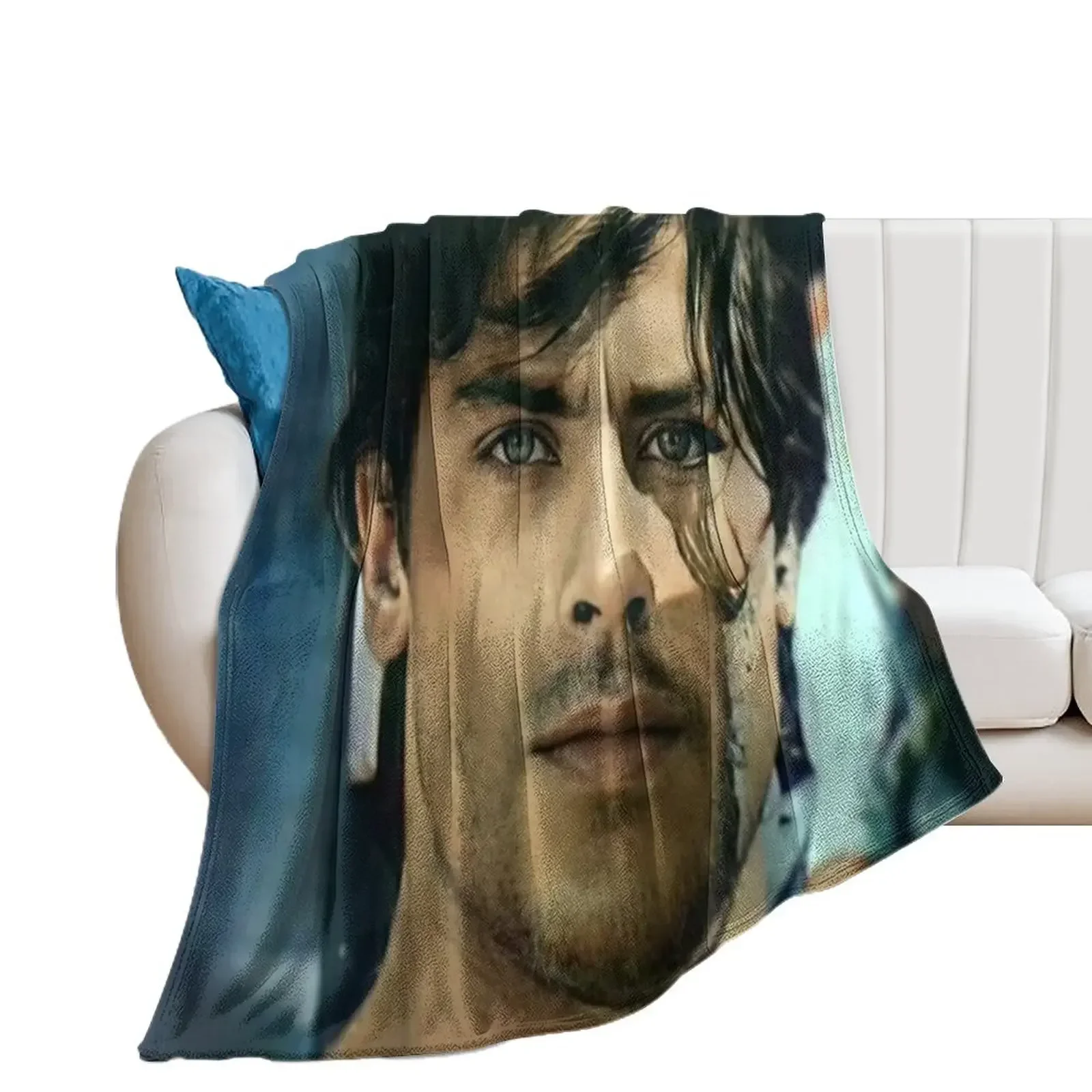 

alain delon Throw Blanket Travel Nap For Decorative Sofa Sleeping Bag Blankets