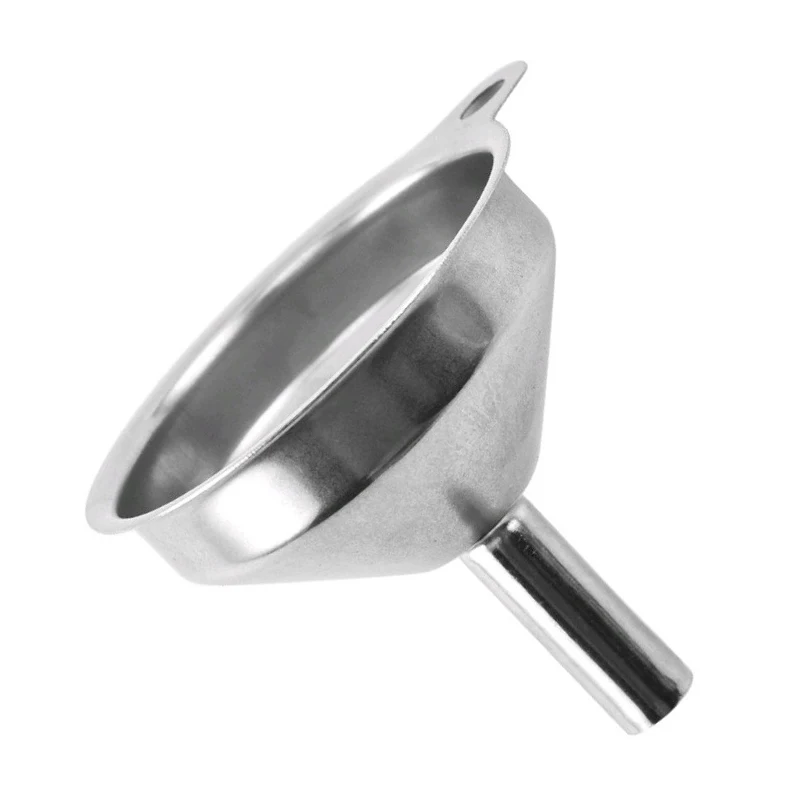 1Pc Mini Funnel Stainless Steel Small Funnels For Essential Oil Wine Spices Kitchen Liquid Funnel Dispenser Household Gadgets