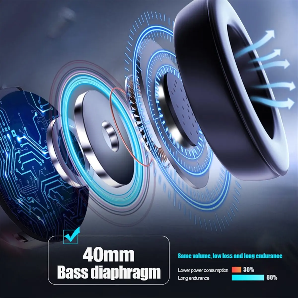 DT75BG Motorcycle Wireless Headset BT 5.0 Bluetooth Headset Voice Assistant Moto Earphone Motorbike Headphone