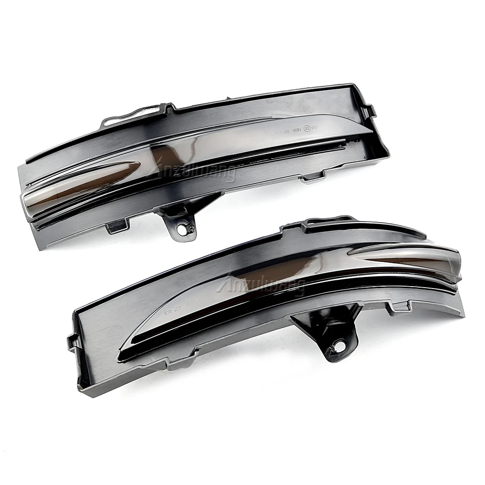 Car Dynamic LED Turn Signal Rearview Mirror Blinker Lights Repeater Indicator 2PCS For Ford EDGE 2015-2019