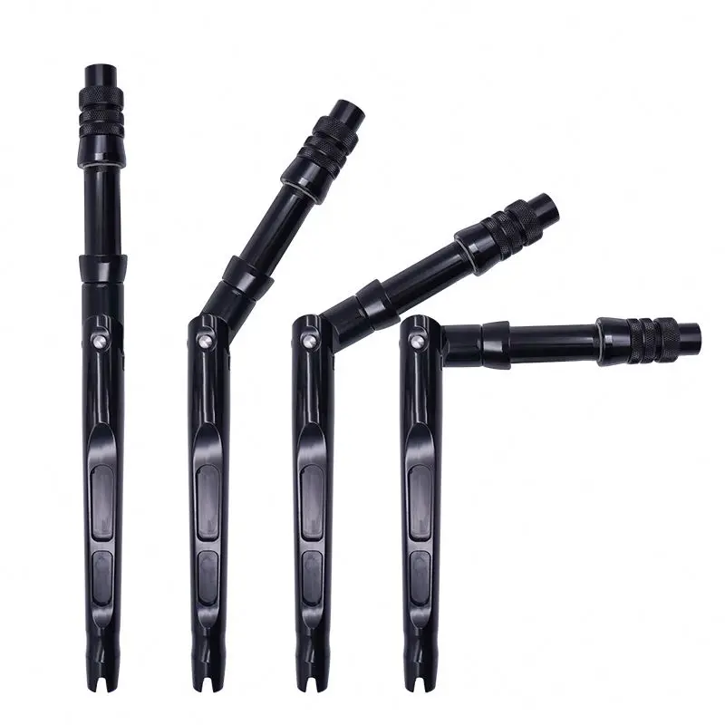 Heavy-duty adjustable trolling rod tail section 2 #4 # with detachable straight and curved suitable for catching large game fish