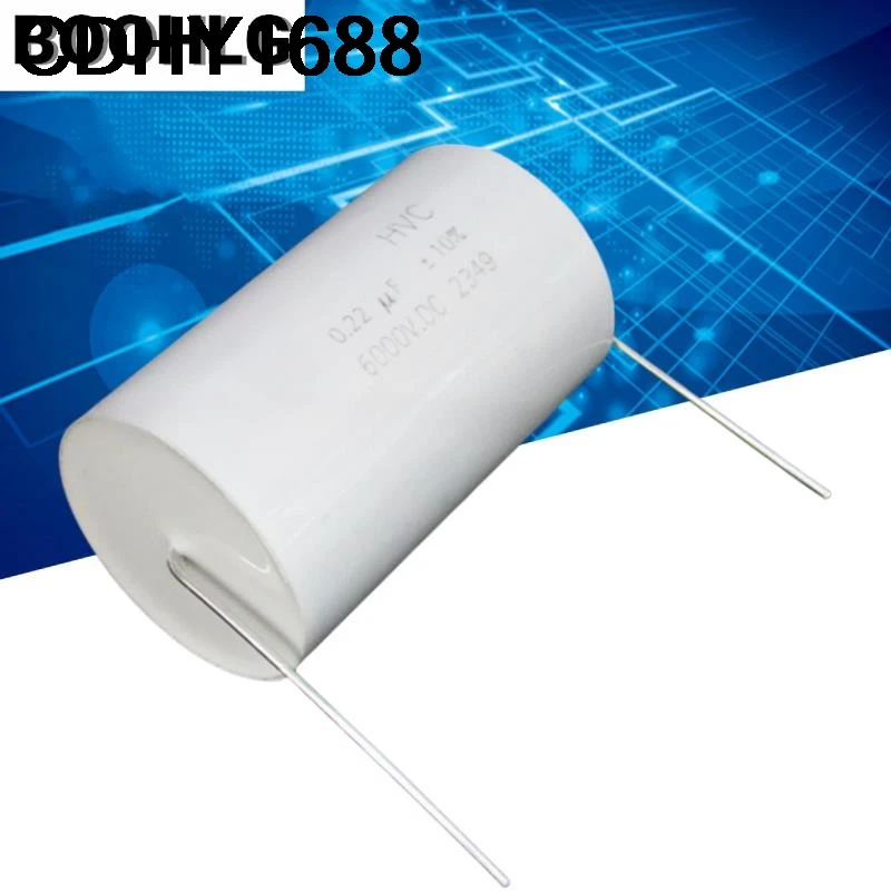 1 шт. 0,22 мкФ 6000 В 220 нФ 6 кВ постоянного тока 2400 В переменного тока 224 6 кВ пленочный конденсатор высокого напряжения