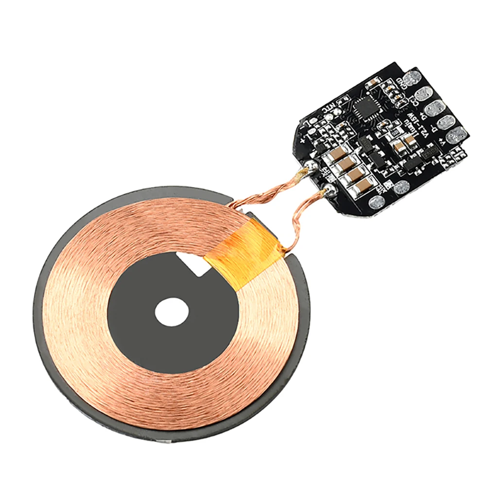 15W 무선 충전 모듈 송신기 PCBA 자기 무선 충전 마더보드 + 코일 변환 효율 75% 이상