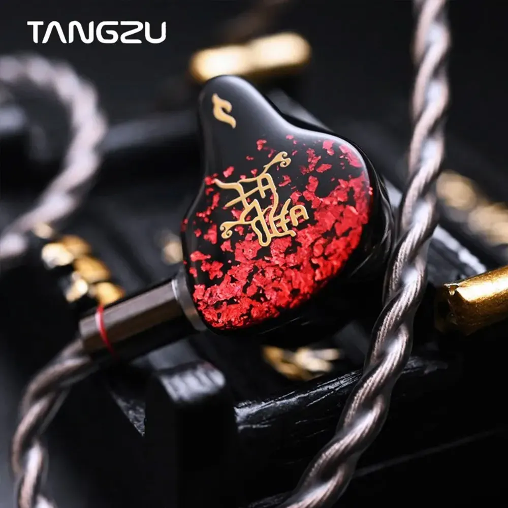 جديد TANGZU NEZHA سماعة 6 BA + 1 EST داخل الأذن شاشات Hifi IEMs سماعات أذن للموسيقى 0.78 مللي متر 2Pin سماعة كابل سماعة رأس سلكية هدايا