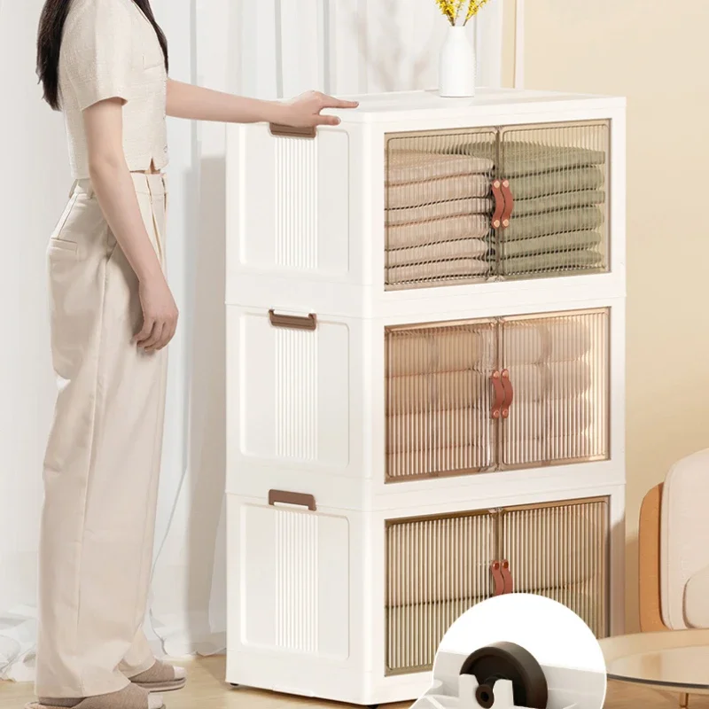 Multi-layer Drawer Storage Cabinets - Household Living Room Toy and Snack Organizer, Efficient Clothes Organizing Cabinet