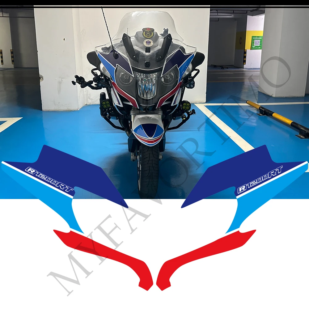 

For BMW R1200RT R1200 RT Tank Pad R 1200 Motorcycle Luggage Cases Trunk Protector Knee Fairing Fender Decal Kit Stickers