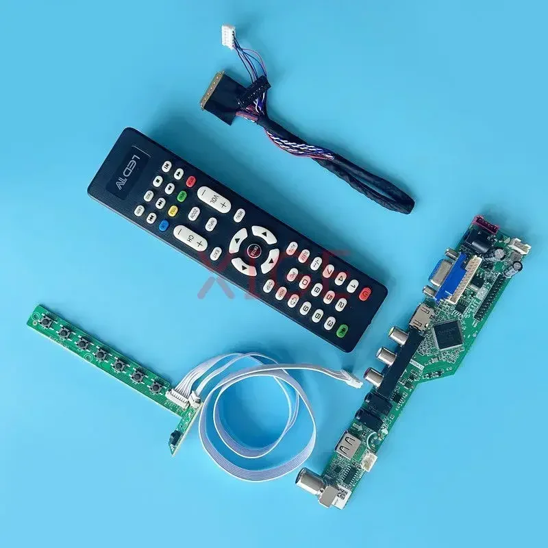 

DIY Kit For LP101WH1-TLA1 LP101WH2-TLA2 TV Analog USB+AV+VGA+HDMI LVDS 40Pin Laptop Panel 1366x768 10.1" Controller Driver Board
