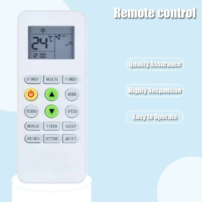 KKG12A-C1 Universal Air Conditioner Remote Control Replacement for Changhong Sumikura SK Prime A/C Models Compatible with Variou