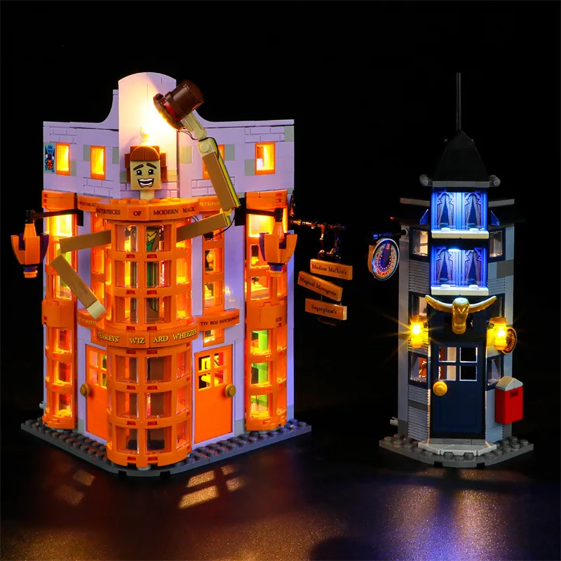 DIY LED Light Kit For LEGO 76422 Weasleys Wizard Wheezes   (Only LED Light,Without Blocks Model)