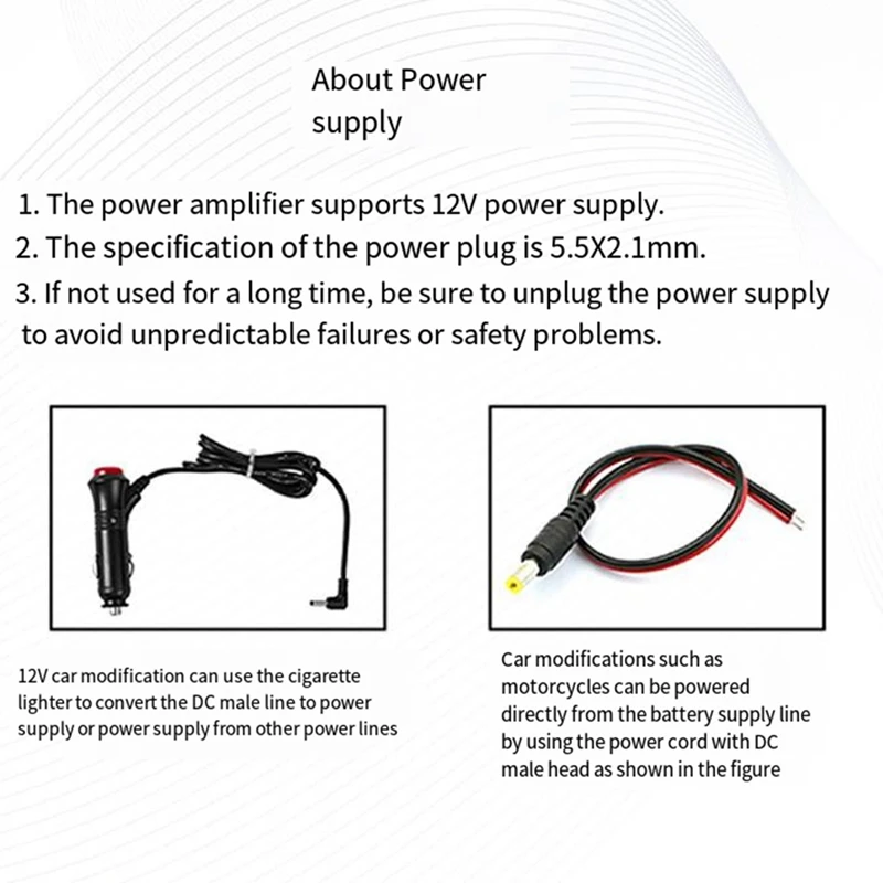 홈 스테레오 파워 앰프, 패시브 스피커용, 2 채널 스테레오 컴포넌트, 53CC, 20W x 2