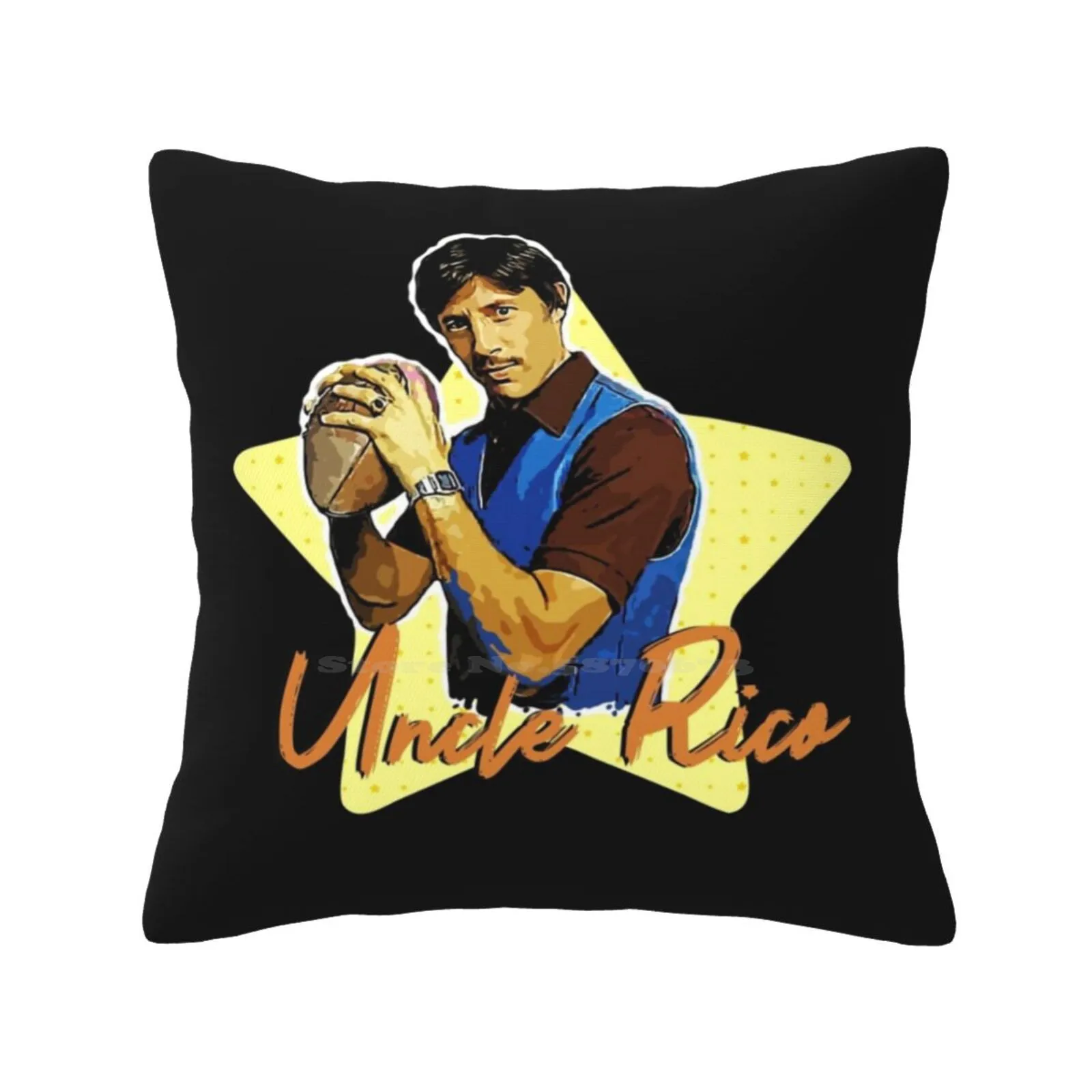 Uncle Rico My Mvp Throw Cushion Pillow Cover Uncle Rico Footbal Uncle Rico Vintage Uncle Rico Trendy Uncle Rico My Mvp Uncle