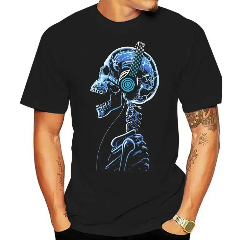 2022 short sleeve cotton man clothing black T-shirt-led t shirt sound activated glow shirts graphic tees