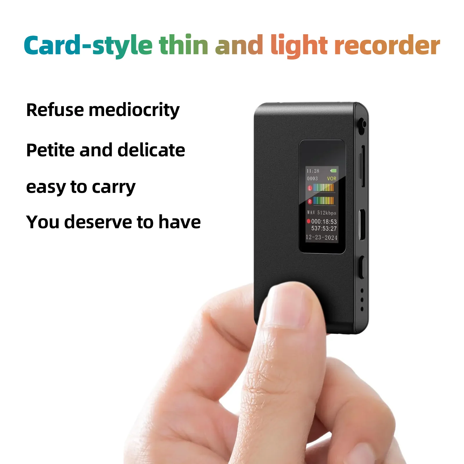 Mini   Digtal   discreet  Voice Recorder   a small voice recorder for children in kindergarten  hidden audio recorder
