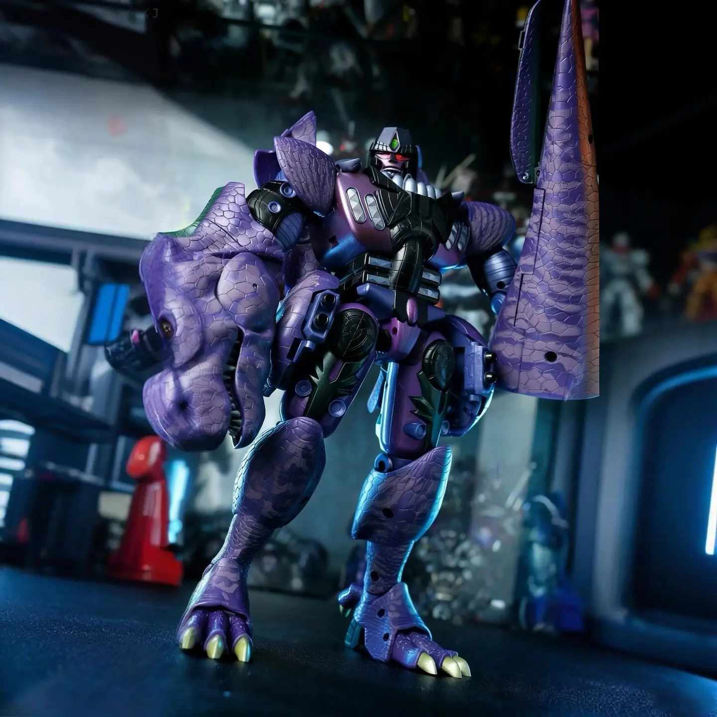 Na stanie Transformacja Zabawka ToysMage MP-43 MP43 Ulepszony Tyranozaur Rex Skala Bestia Super Wojownik Model Akcji Zabawka Prezent