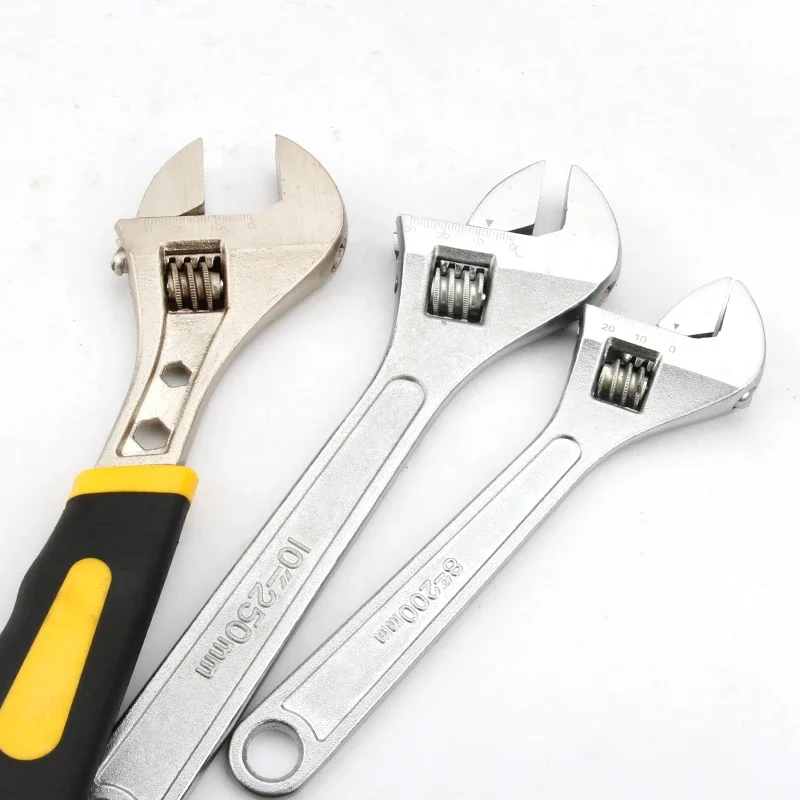 Grande Abertura Ajustável Monkey Spanner Ajustável Angle Slide Wrench Ferramentas Domésticas 6810-12-15 Polegada