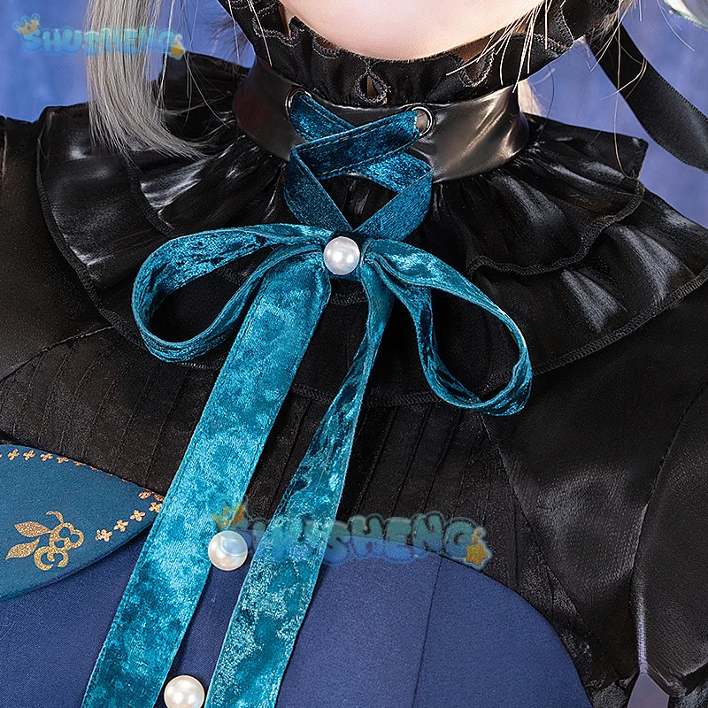 Reverse:1999 Vertin Cosplay Costume Long Eared Watchmaker Uniform Halloween Carnival Party Christmas Play Role Clothes Clothing