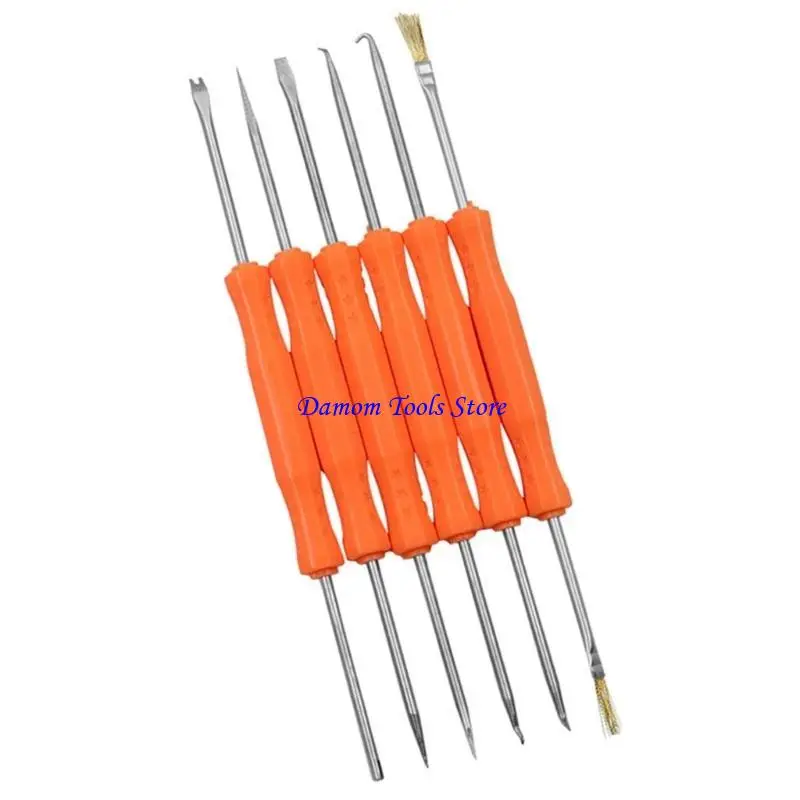 

57BE 6Pcs Soldering Iron Welding Assist Disassemble Tool Solder Auxiliary Tool