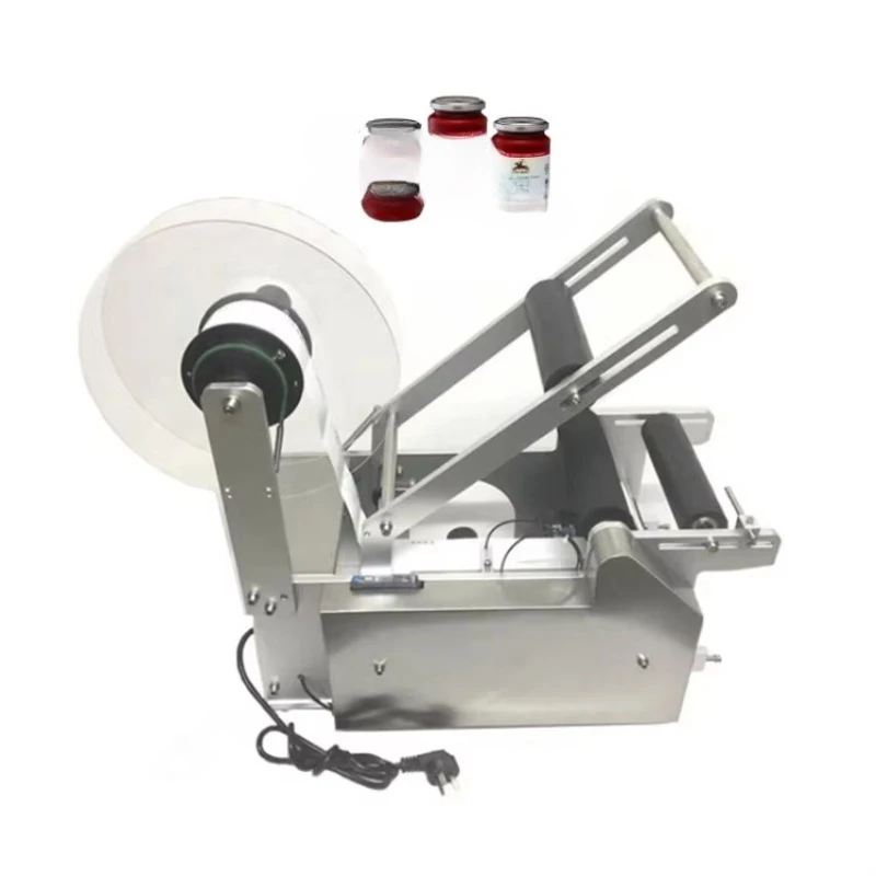 

CJ-50 Semi-automatic self-adhesive labeling machine, labeling machine round bottle labeling machine