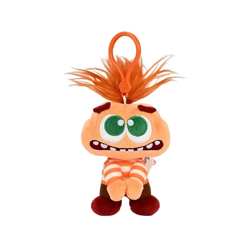 ديزني فيلم داخل خارج 2 لطيف دمية سلاسل المفاتيح أنيمي القلق الغضب الخوف تمثال ظهره اكسسوارات ديكور فتاة هدية الهالوين