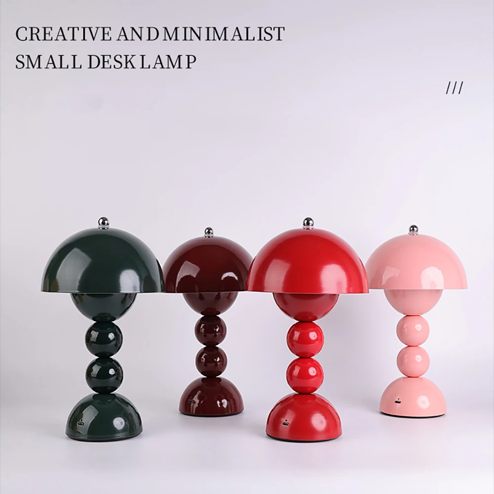 

Скандинавская светодиодная настольная лампа с верхним сенсорным выключателем, прикроватная тумбочка для спальни, настольная лампа с цветочным бутоном, украшение для гостиной, обеденного стола, светодиодная лампа