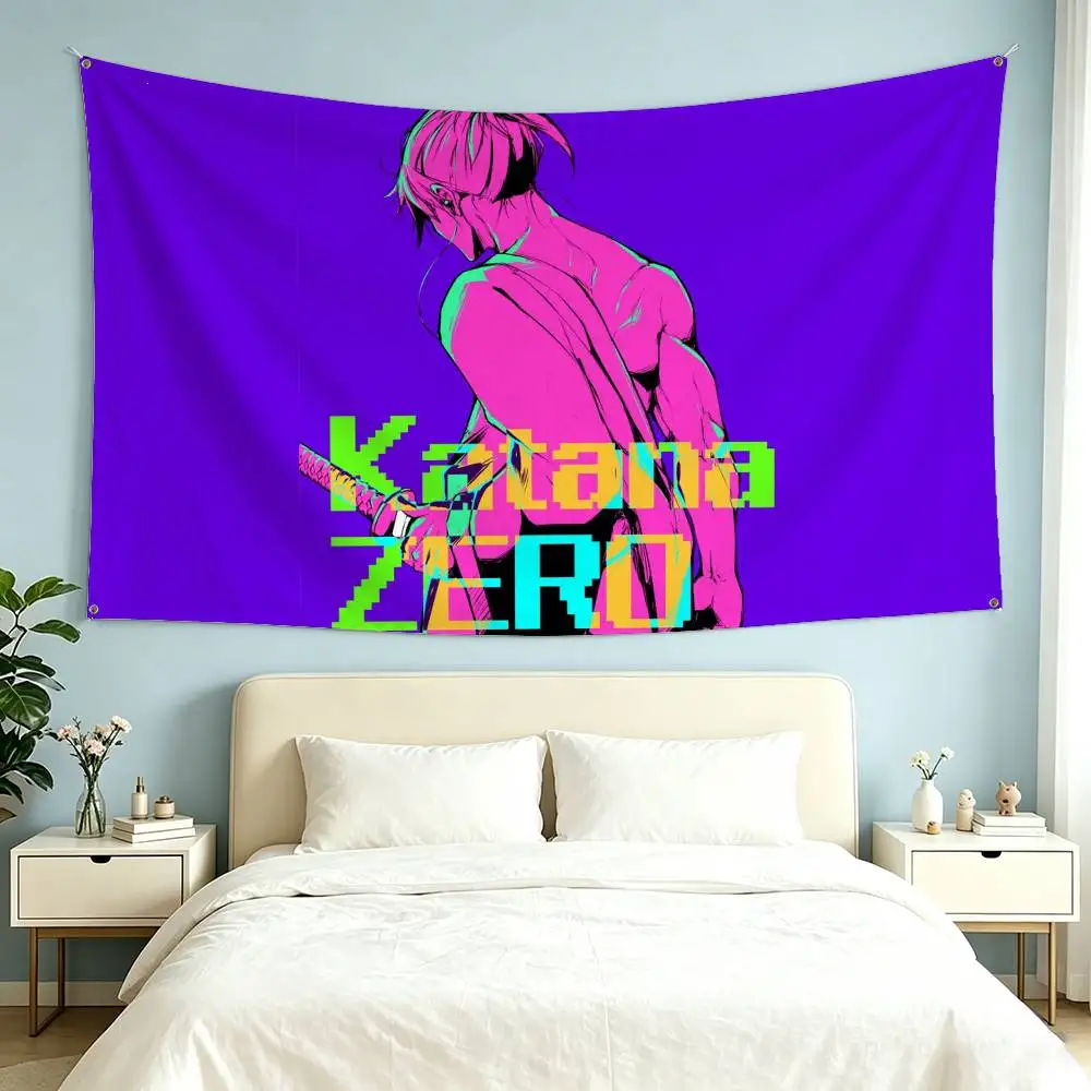Independent Action Game K-Katana Z-ZERO  Flag Suitable For Party Club Outdoor Interior Wall Decoration Banner Fans Gift