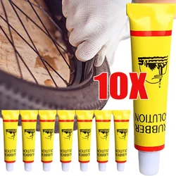 Motorcycle Bike Car Tire Repair Glue Tyre Inner Tube Puncture Repair Tools Auto Motorbike Bicycle Tire Repairing Glue Tool 10ml