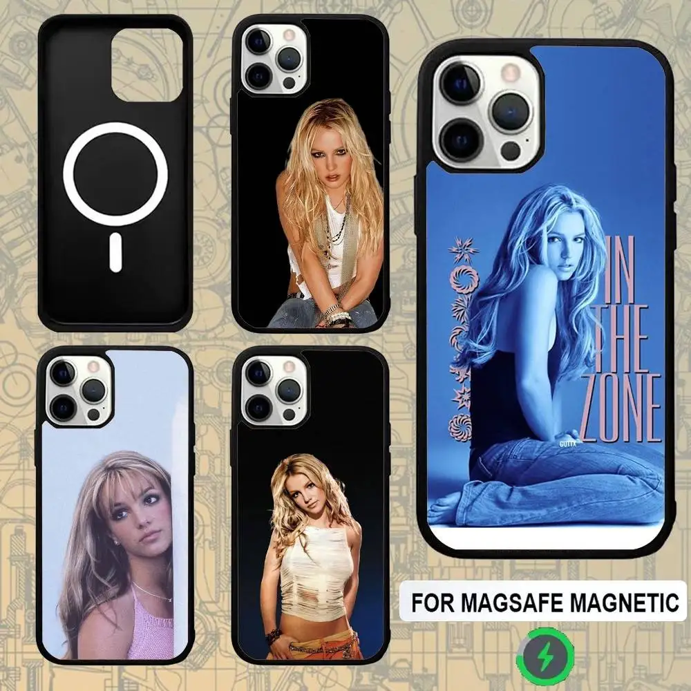 

B-Britney S-Spears Phone Case For IPhone 17,16,15,Pro,Max,Air,14,Plus,13,12,11 Magesafe Wireless Charge Cover