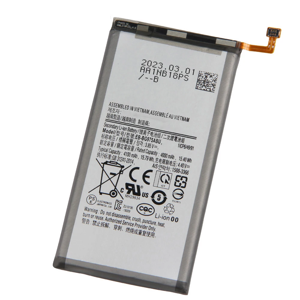 NEW Replacement Battery EB-BG975ABU For Samsung Galaxy S10+ S10 Plus SM-G9750 SM-G975F SM-G975U SM-G975W Phone Batteries