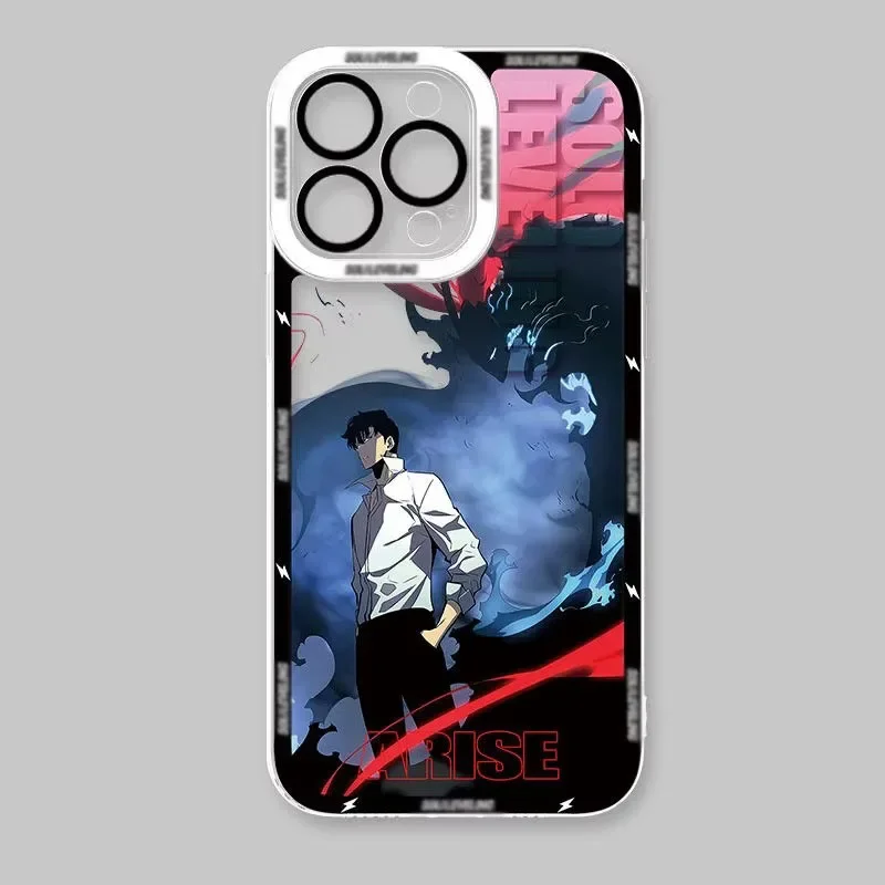 Case For Samsung Galaxy A53 A33 A54 A34 A24 A14 A13 A73 A23 A05 A05S A72 A52 A52S A32 A22 A12 A51 A71 Anime S-Solo Levelings