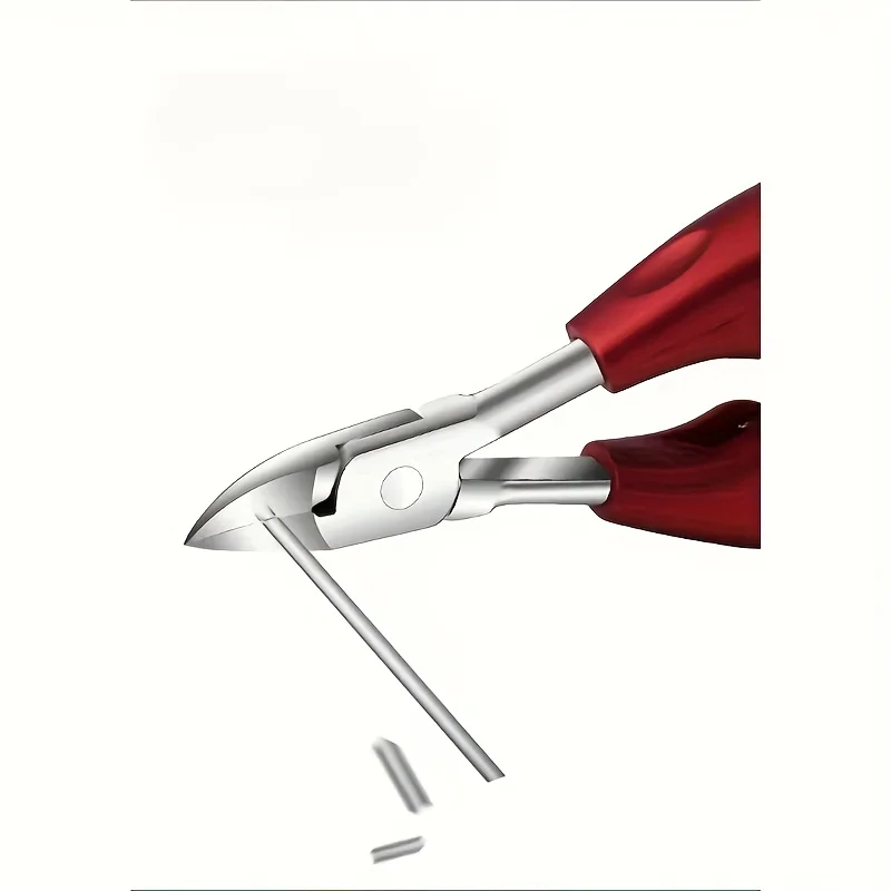 Professional stainless steel nail clipper, suitable for thick toenails and internal toenails - sharp curved blade, nail care
