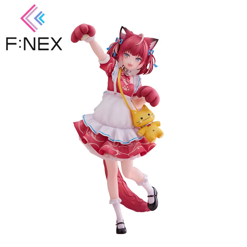 

Подлинная оригинальная F:NEX VTuber Karubi Akami ПВХ 24,5 см аниме фигурка Коллекционная модель в штучной упаковке кукла орнамент подарочные игрушки
