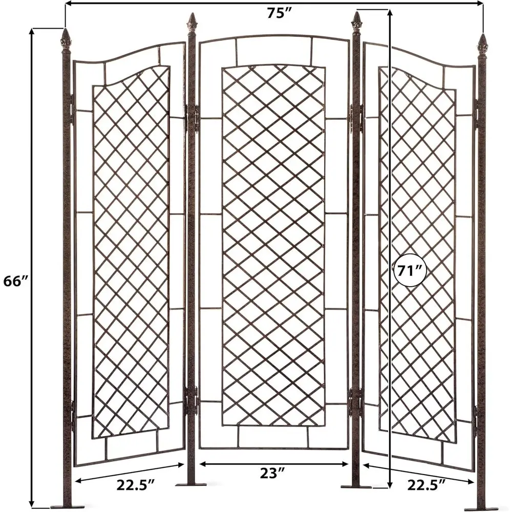 3-Panel Privacy Sn Trellis 75