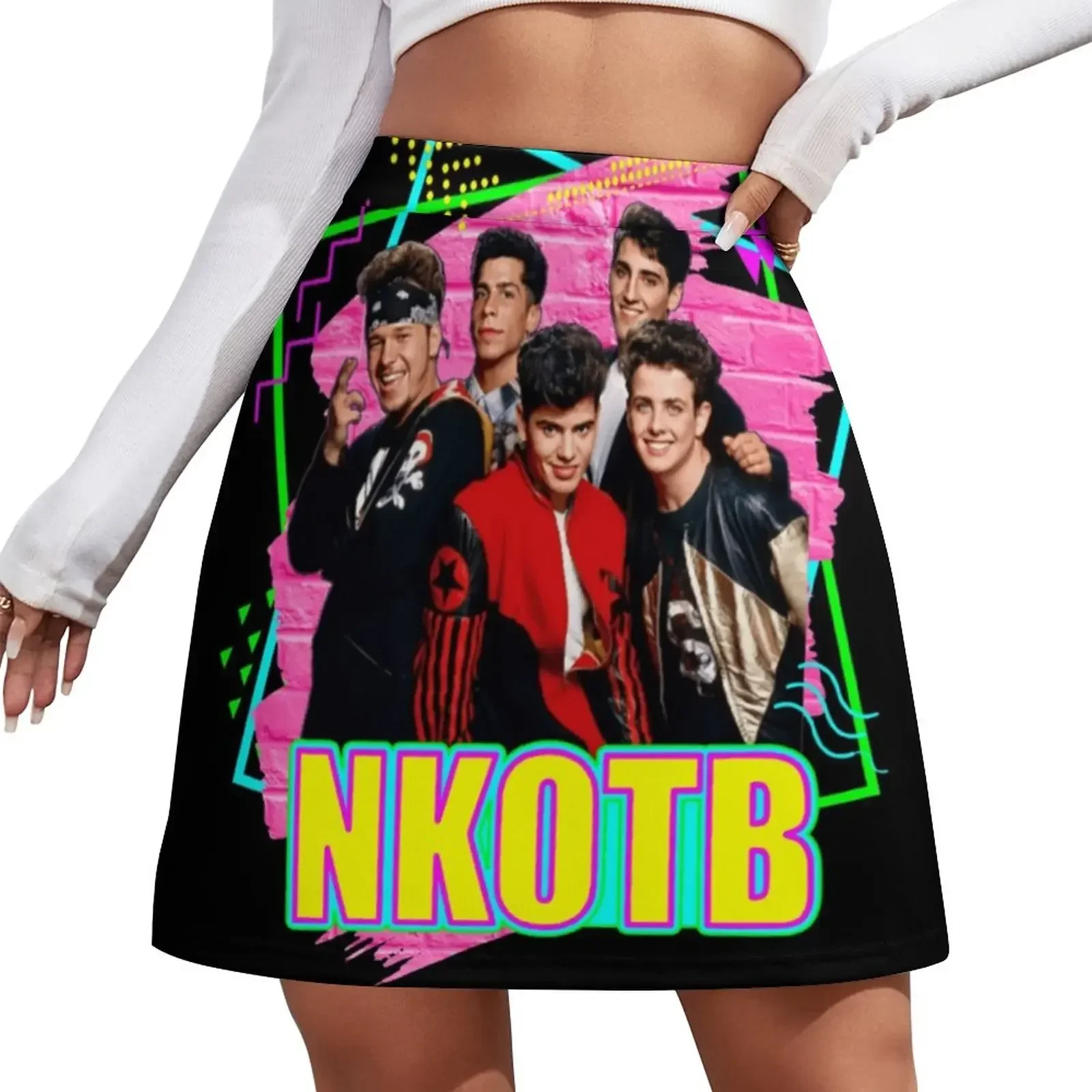 

NKOTB Music New And Kids Gift For Fan Mini Skirt korean style women's stylish skirts