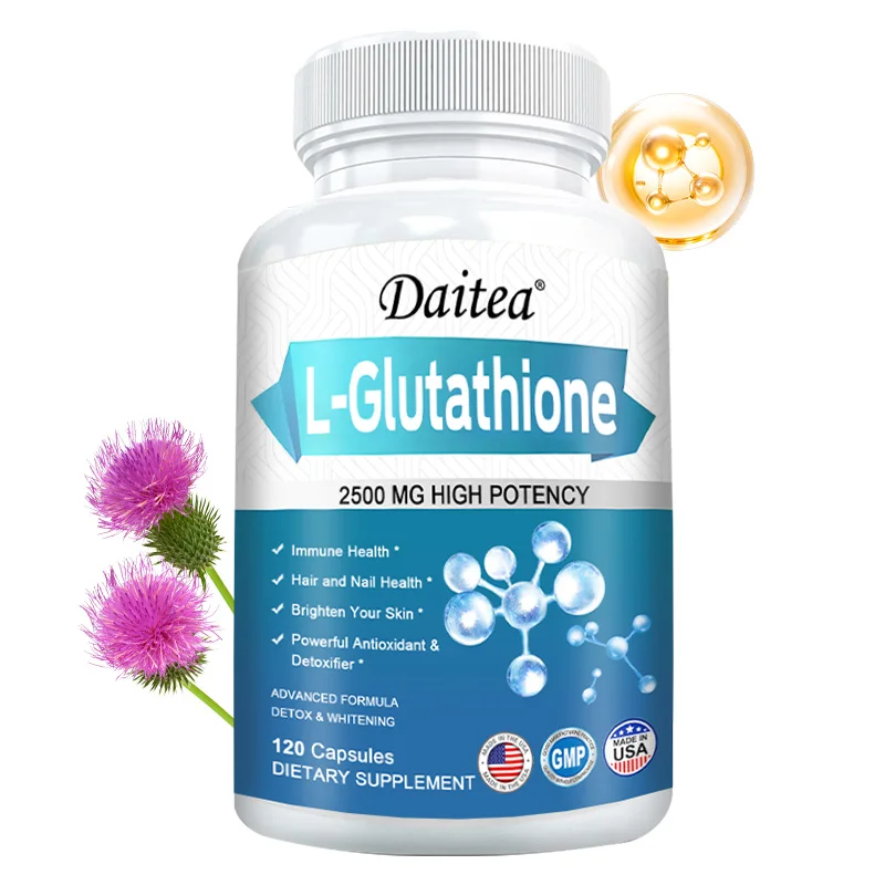 

Liposomal Glutathione 2500 Mg Supplement - Supports Cellular Health, Strength, Antioxidant, Non-GMO, Gluten-Free