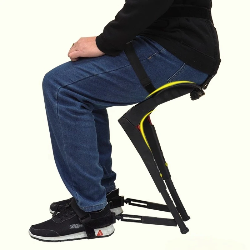 

Exoskeleton Wearable Sports Lightweight Folding Chairs Fishing Outdoor Portable Travel Multifunctional Seat Stool Bearing 130kg