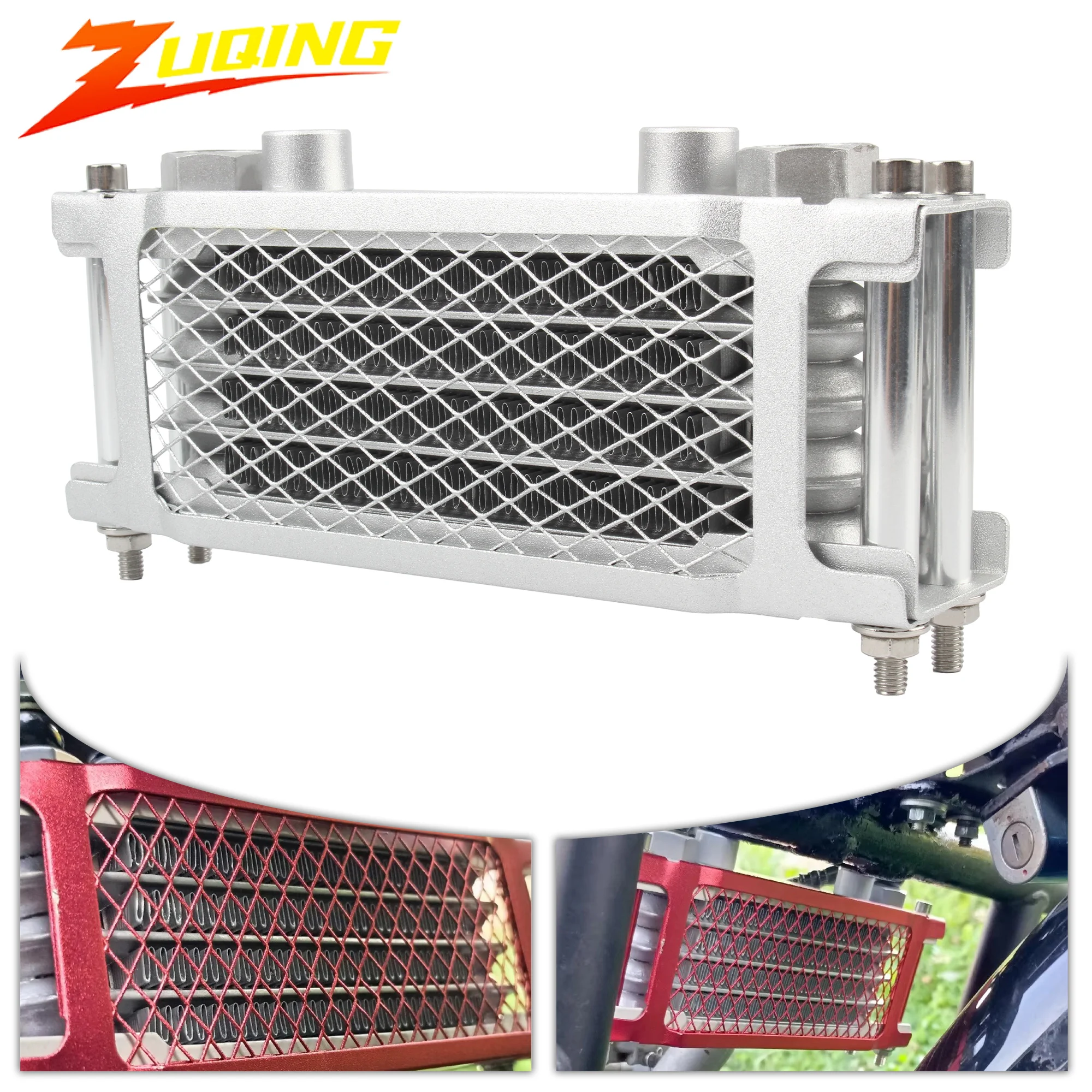

Motorcycle Oil Cooler Engine Radiator Oil Cooling For 110cc 125cc 140cc Enduro Motocross ATV Quad Dirt Pit Bike Modified Parts