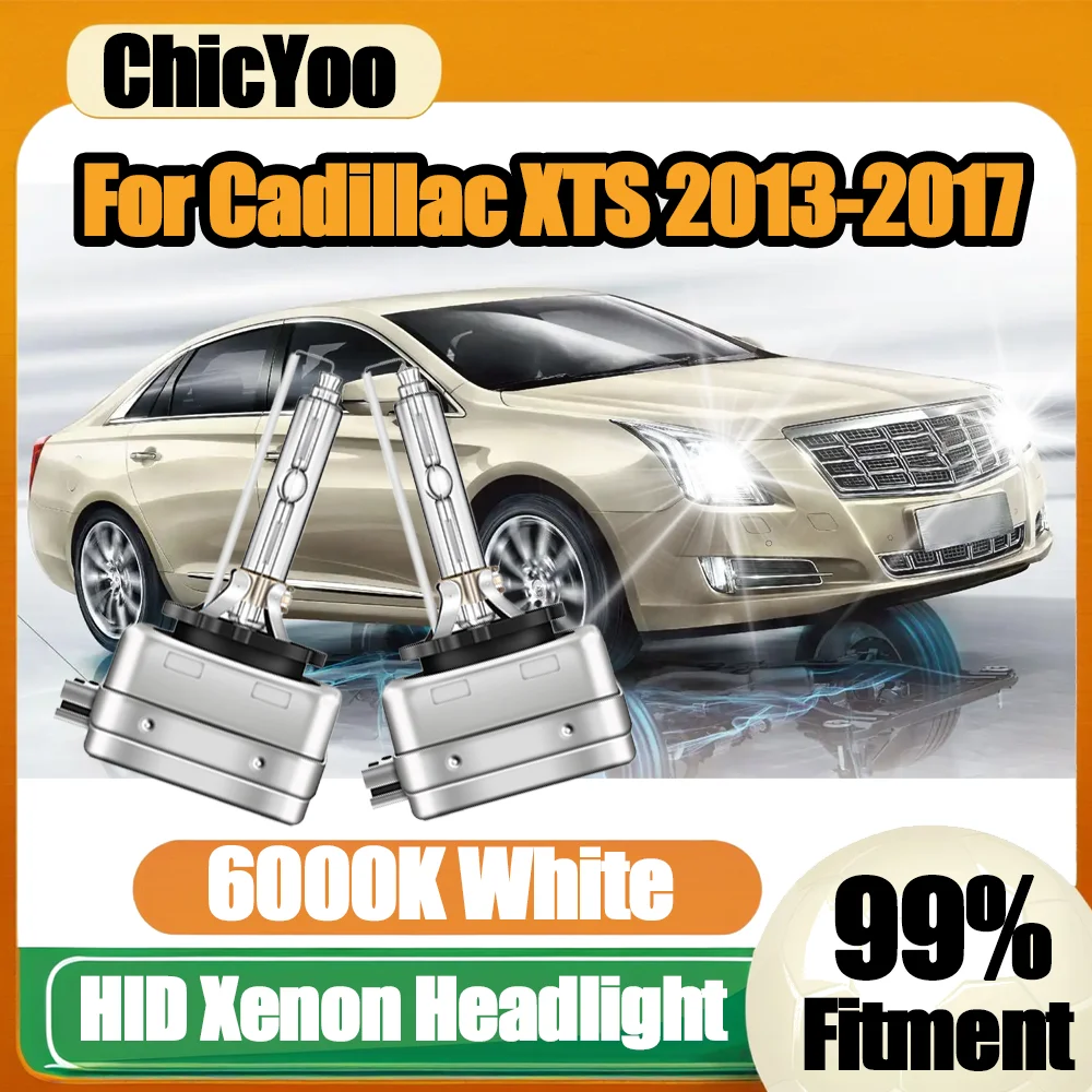 

2 шт. 35 Вт D3S передние фары 20000LM HID ксеноновые лампы Plug and Play автомобильные фары ксеноновые фары 6000K 12V для Cadillac XTS 2013-2017