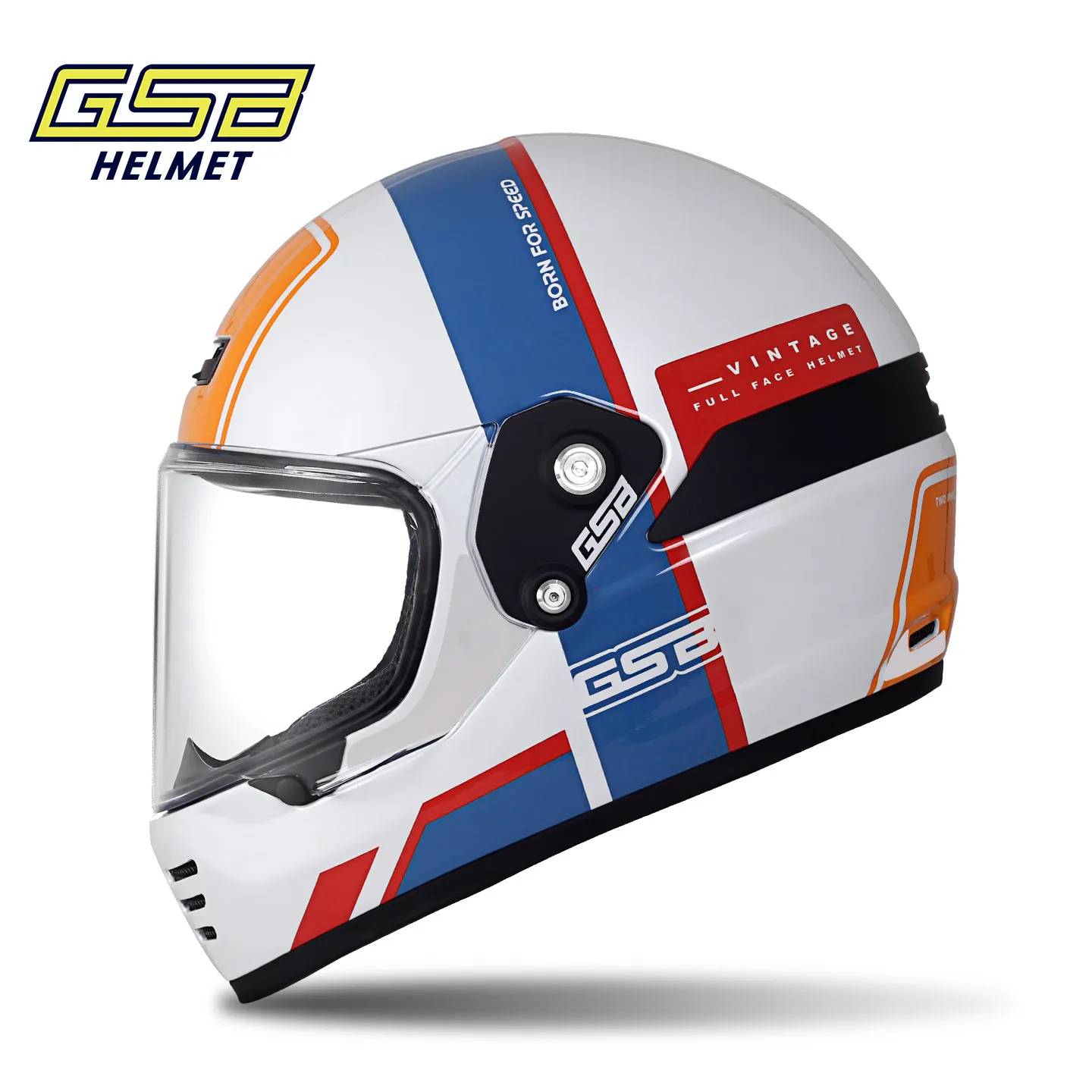 

GSB V63 Motorcycle Vintage Helmet Men's and Women's Motorcycle Rally Off-Road All Seasons Safety Helmet cascos para moto cascos